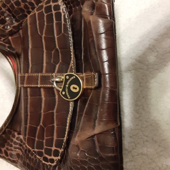Dooney and Bourke Hobo Croc Print Purse - Picture 12 of 16